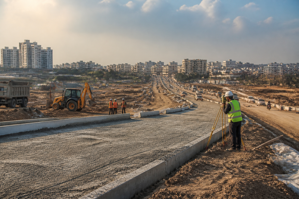 Radial Road-2 tenders and road construction activity in Hyderabad