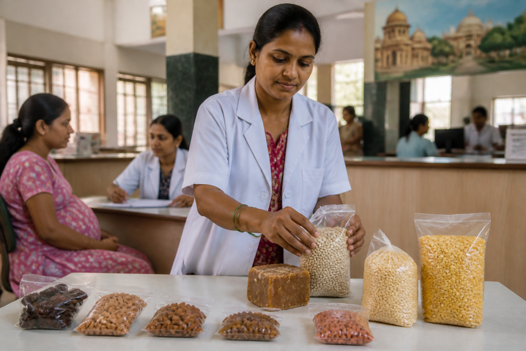 Pune Balantavida scheme nutrition kit for pregnant and lactating mothers