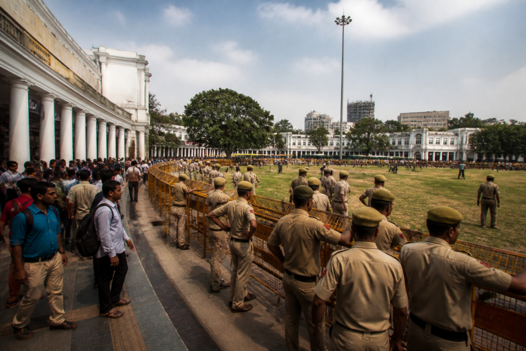 Delhi High Court protest decision affecting Central Park and Connaught Place businesses
