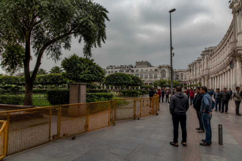 Central Park closure in Delhi ahead of a scheduled march at Connaught Place
