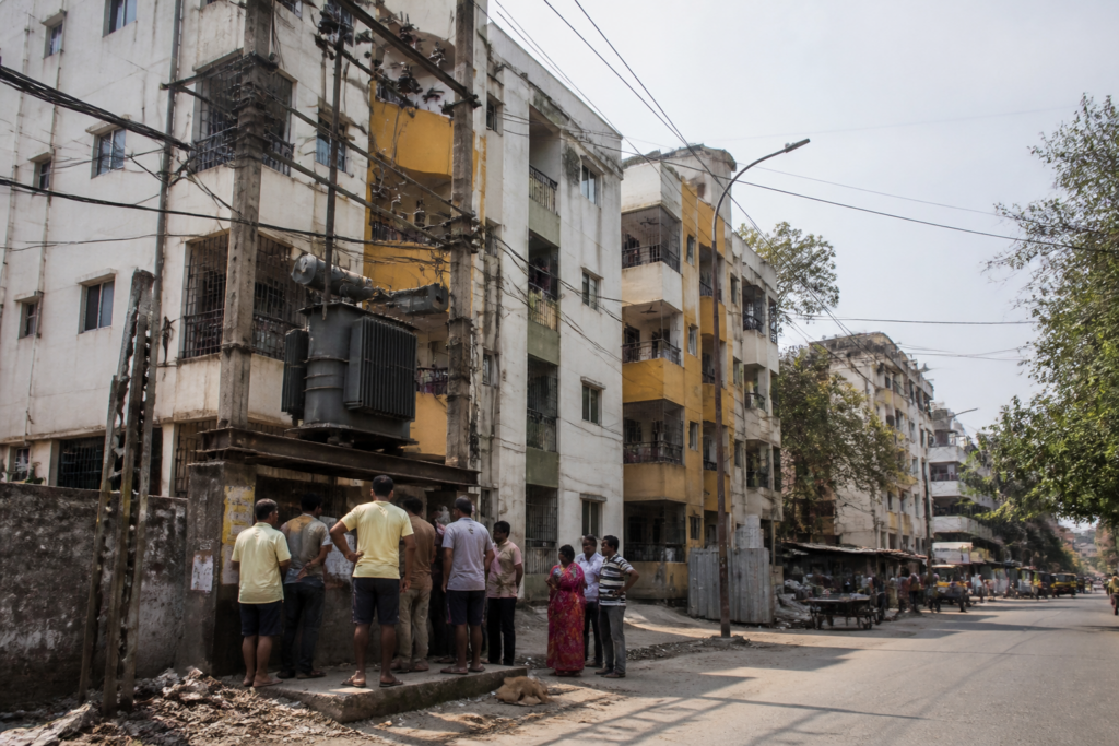 Pune power cuts affecting a residential neighbourhood and local electricity infrastructure