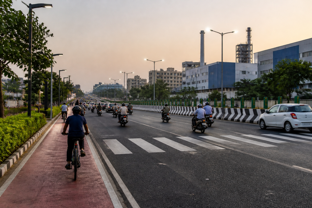 PCMC road upgrade works planned along a Pimpri-Chinchwad cycling route