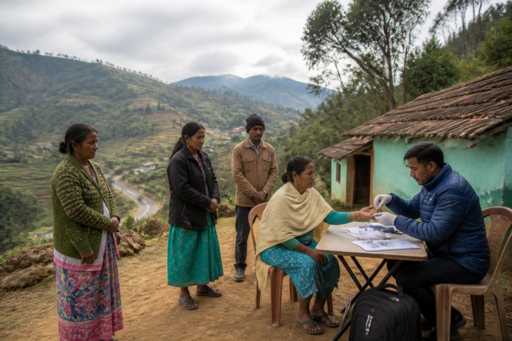 Nilgiris sickle cell disease screening and community health outreach in a hill settlement