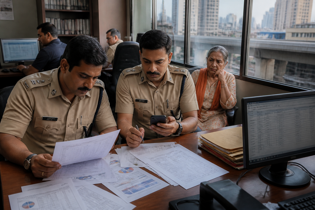 Mumbai digital arrest scam investigation involving cyber police and bank transfers
