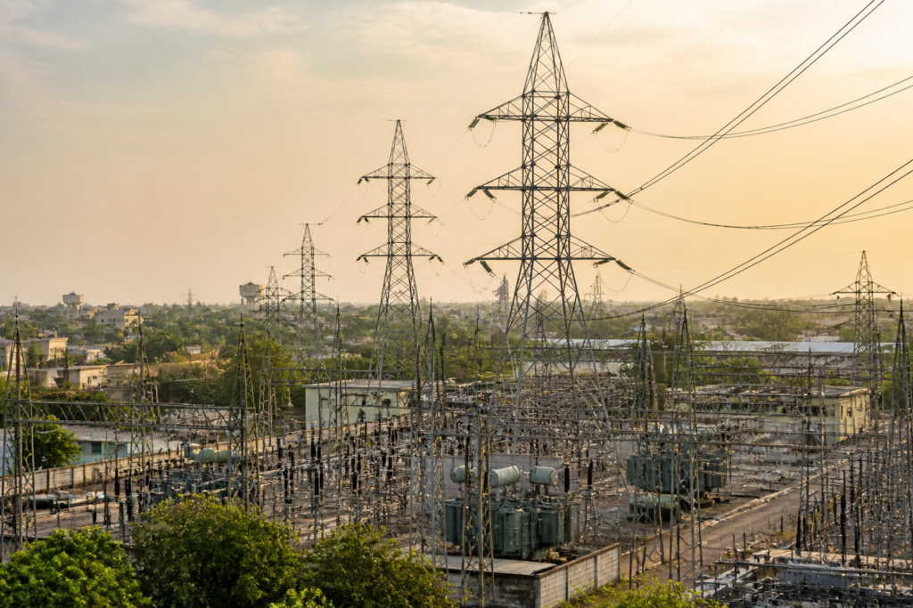Tamil Nadu power purchases and electricity transmission infrastructure near Chennai
