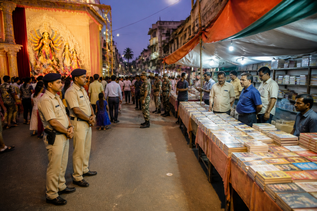Bongaon CPM bookstall case before the Calcutta High Court over police permission.