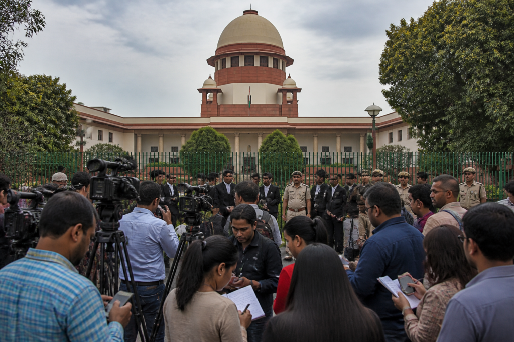 Supreme Court journalist protection hearing involving a Delhi journalist and police FIR