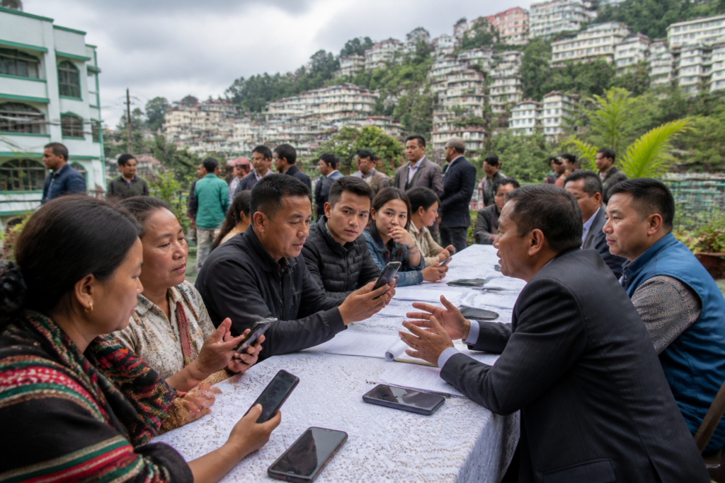Kohima Ward-19 app displayed as a civic communication tool for residents and local authorities