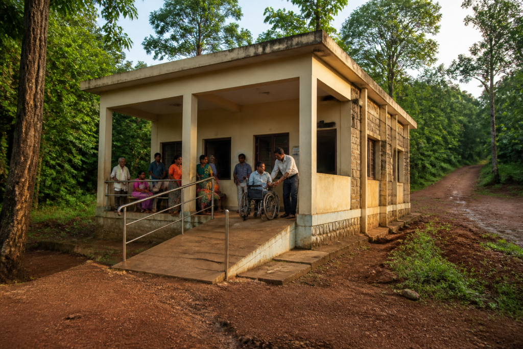 Bastar rehabilitation programme shown through a public service centre serving remote communities