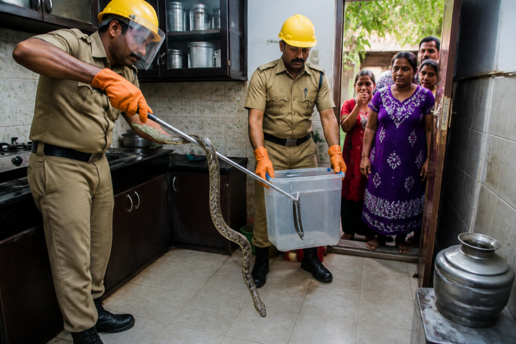 Tamil Nadu animal rescues handled by firefighters using snake rescue equipment