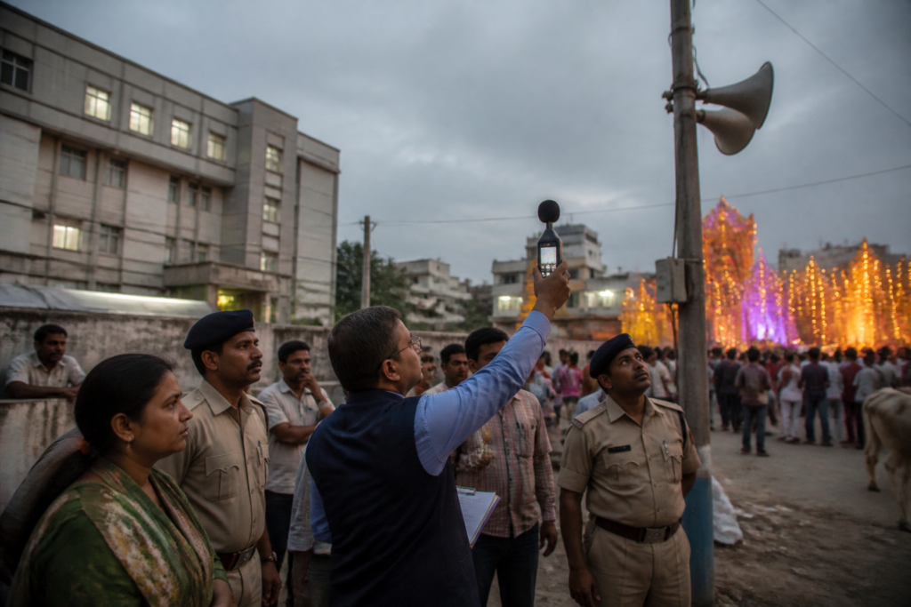 Gujarat High Court noise pollution hearing linked to Navratri loudspeaker rules and silent zones