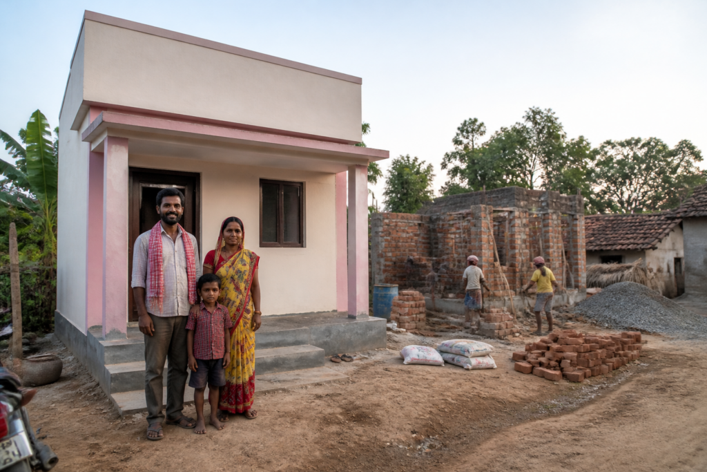 Antyodaya Gruha Yojana rural housing construction in Odisha