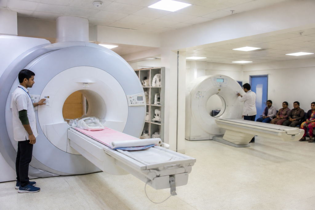 New MRI and CT scan equipment at Delhi’s LNJP Hospital