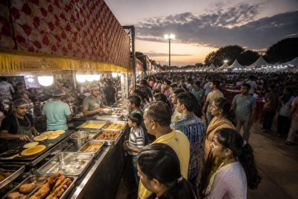 Mysuru Dasara food mela attracting visitors at Maharaja’s College Grounds