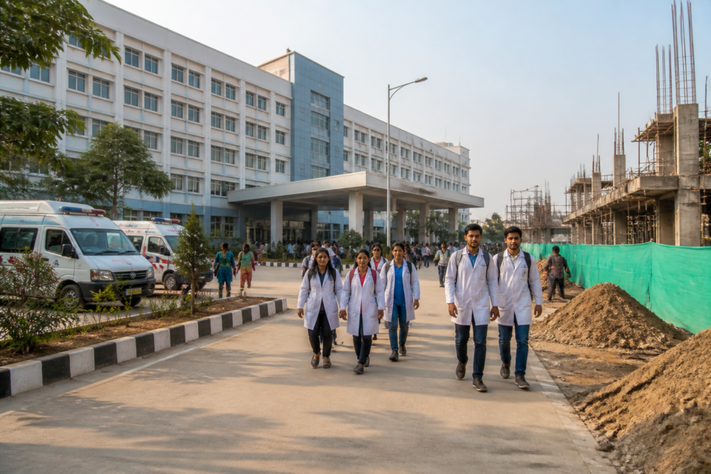 Telangana medical colleges receiving funding for expanded hospital and education infrastructure