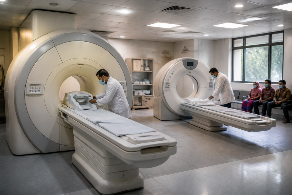 Lok Nayak Hospital MRI and CT diagnostic facilities in New Delhi