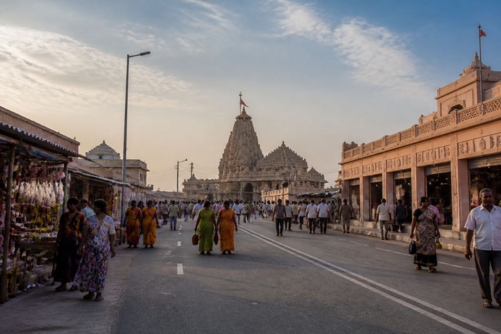 Somnath temple area linked to the Somnath non-veg ban and court challenge by six eateries