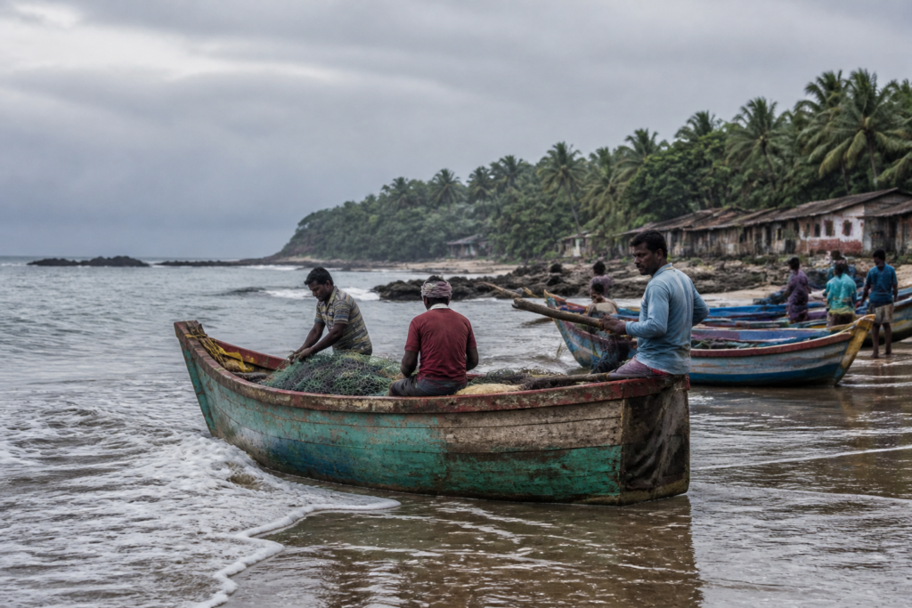 Goa fisherfolk boats near traditional fishing grounds amid marine spatial planning concerns