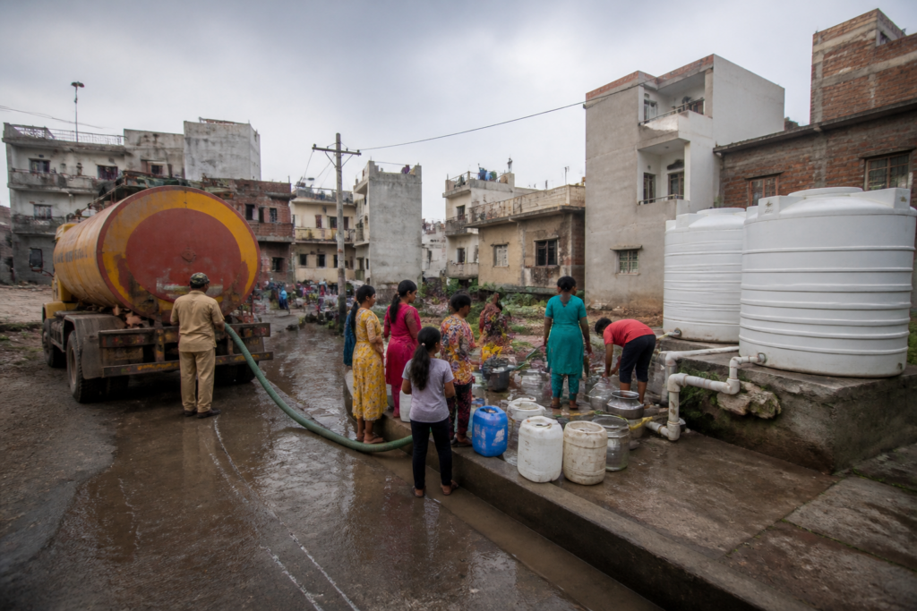 Nashik water supply tankers serving residents in Dattanagar amid contaminated borewell concerns