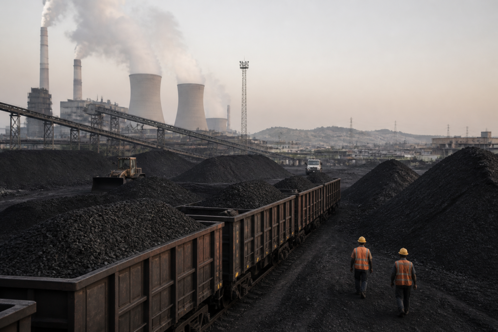 Telangana coal import dispute involving a thermal power station and coal handling infrastructure