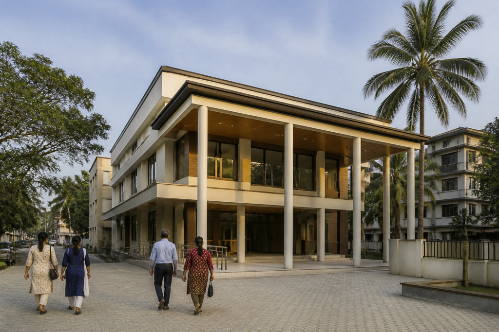 Kochi Smart Village Office building near Fine Arts Hall