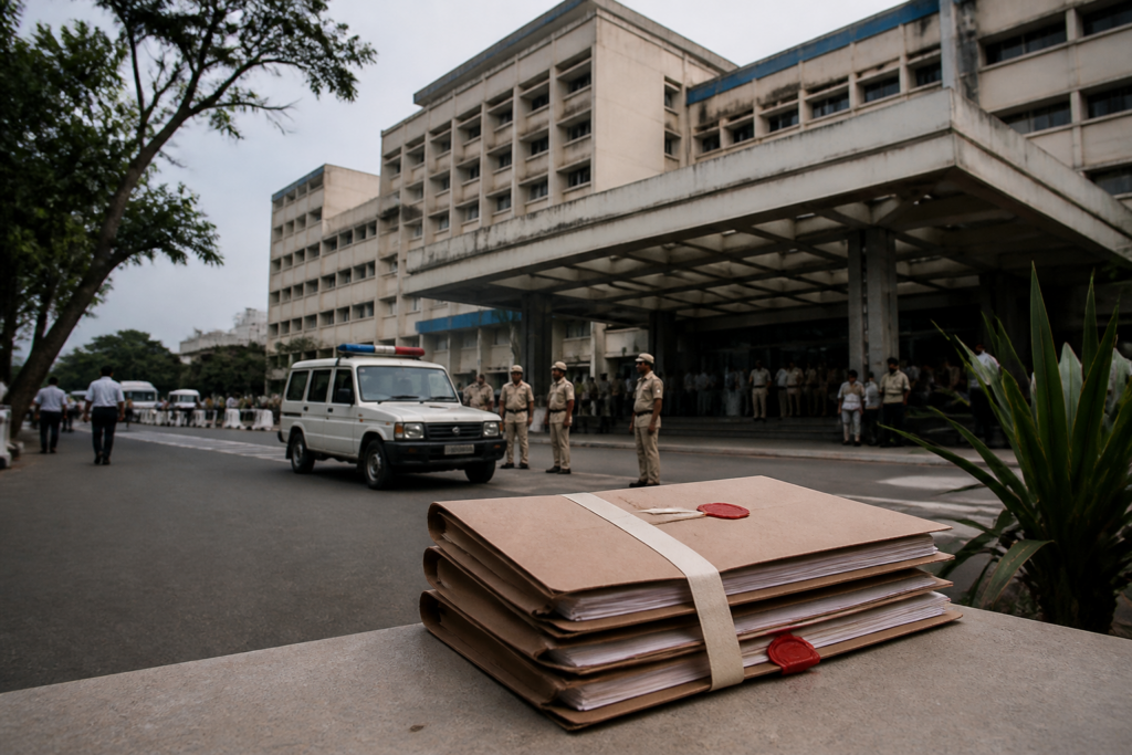 NIMS superintendent corruption case involving an ACB investigation in Hyderabad