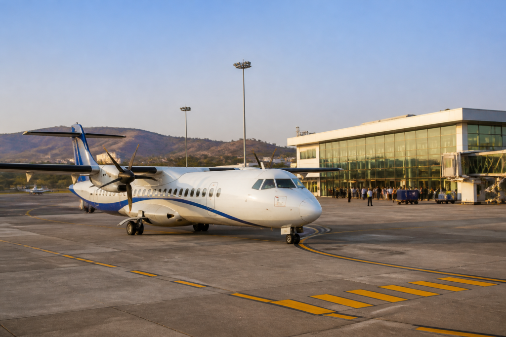 Maharashtra UDAN flight routes linking Solapur, Mumbai, Amravati and Pune