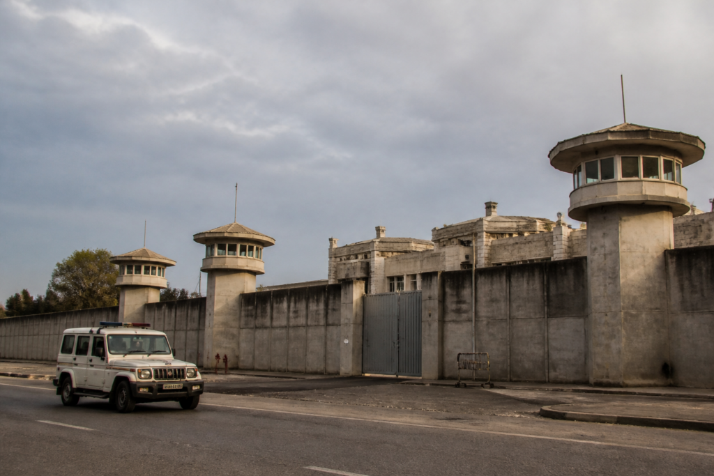 Sabarmati Central Jail exterior linked to an undertrial prisoner death investigation in Ahmedabad