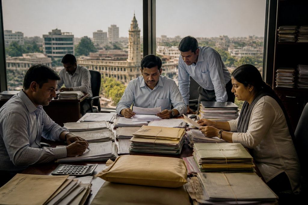 CID Crime investigation into the ₹843 crore tax deduction scam in Ahmedabad