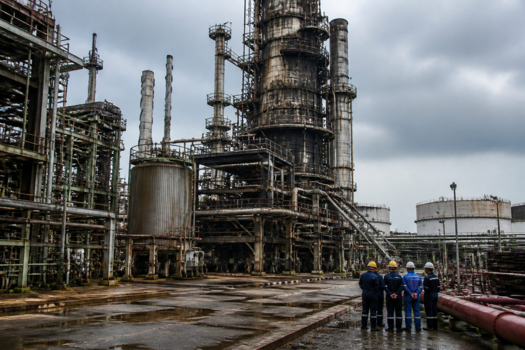 MRPL fire accident site at the Mangaluru refinery complex