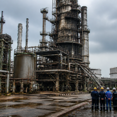 MRPL fire accident site at the Mangaluru refinery complex