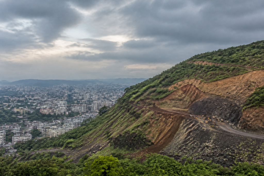 Pune hills report review focused on excavated hill slopes and urban development pressure