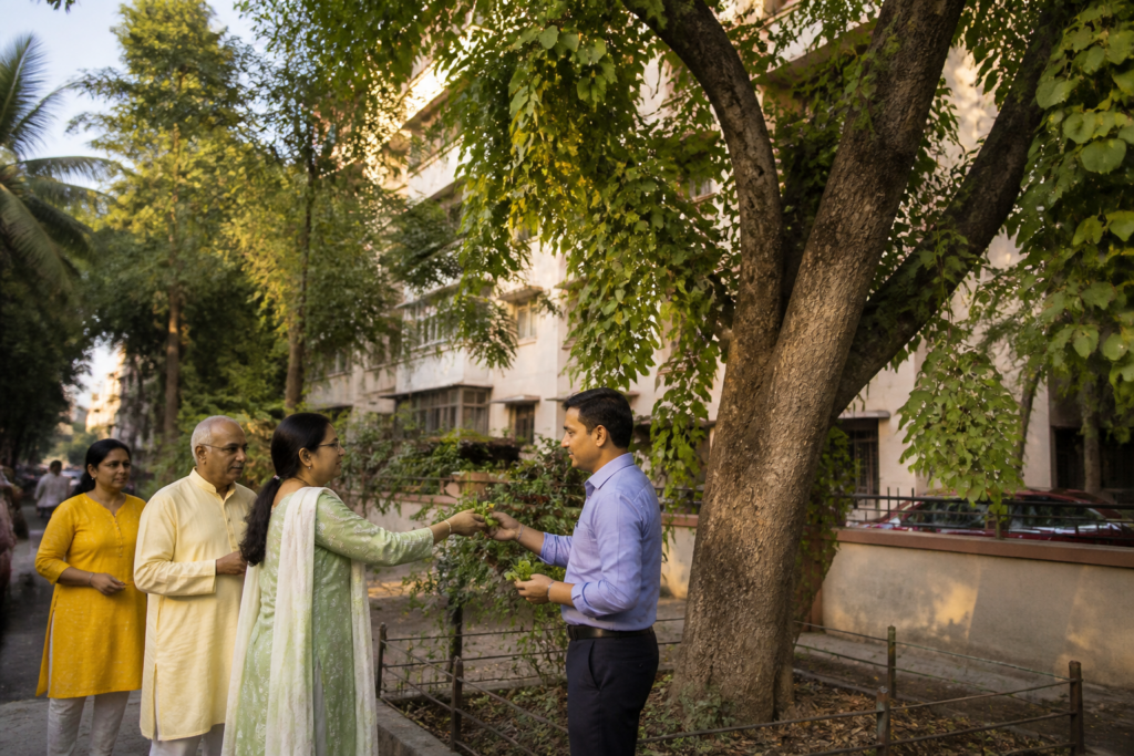 Pune tree cutting fine warning issued by PMC during the Dussehra apta leaf tradition