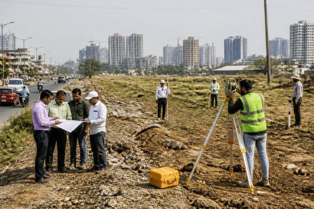 Pune land surveys planned for the HCMTR and inner ring road corridors