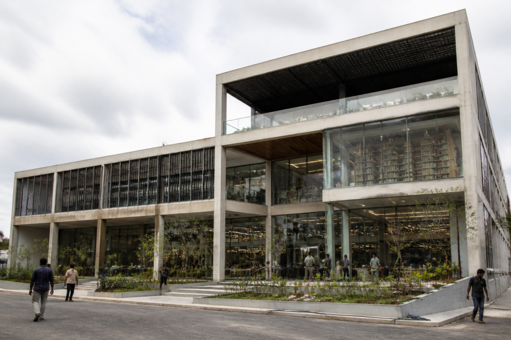 Periyar Knowledge Centre in Coimbatore, a large public library and science facility under construction