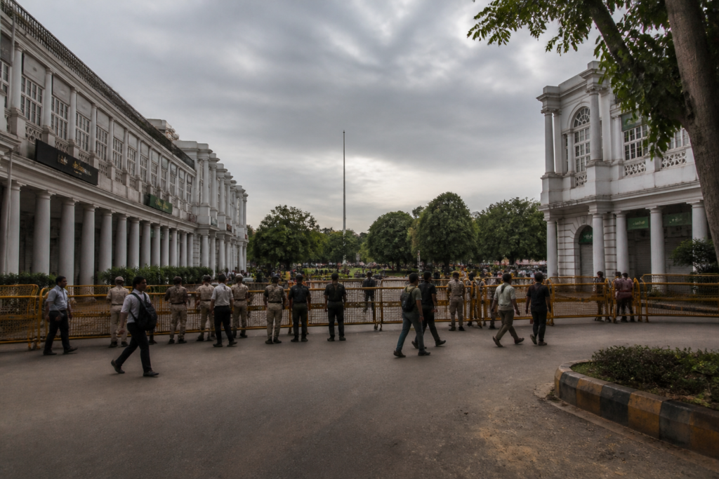 Connaught Place protests near Central Park affecting shops and restaurants in New Delhi