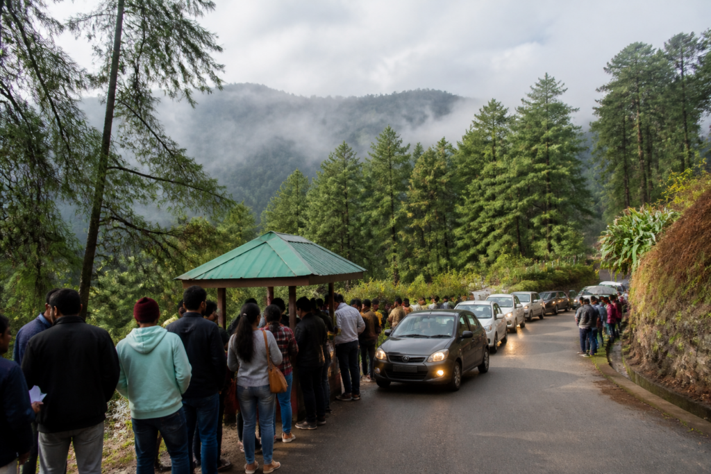 Kodaikanal online ticketing access at a busy forest tourist spot in Tamil Nadu