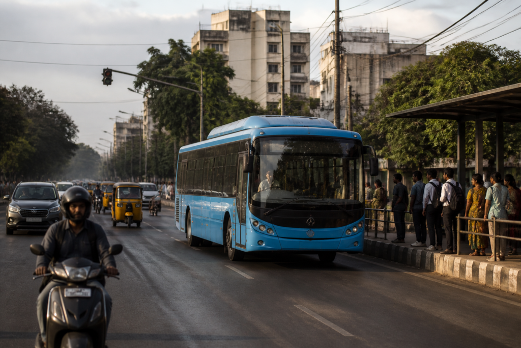 Chennai electric bus tender linked to public transport procurement and city mobility