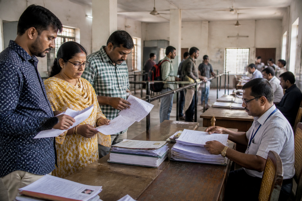 Final voter list revision notice and polling station arrangements in West Bengal