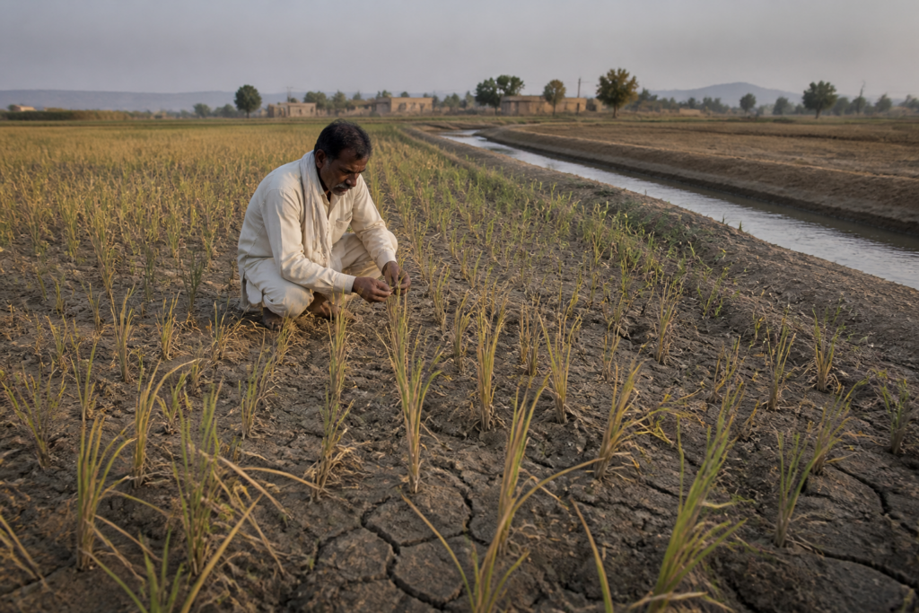Karnataka rice prices rise as paddy fields face water stress and crop losses