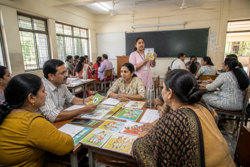 BMC Brave Buddy initiative training teachers in child safety at a Mumbai civic school
