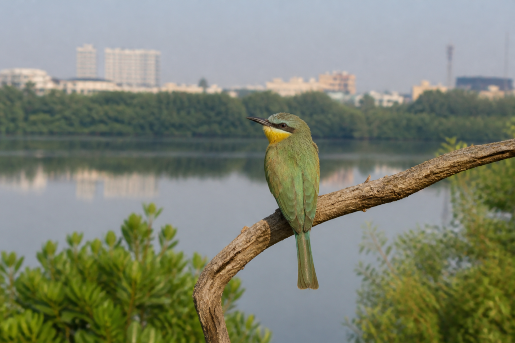European bee-eater spotted at Chennai’s Adyar estuary