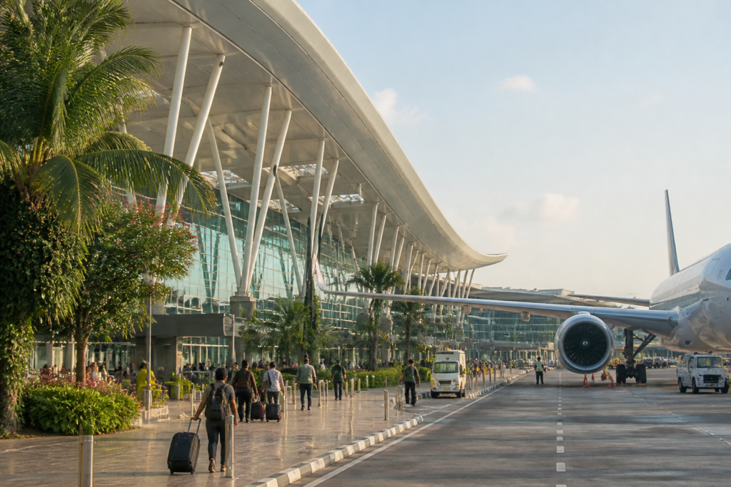 Kempegowda International Airport in Bengaluru under the Bengaluru Vancouver airport MoU partnership