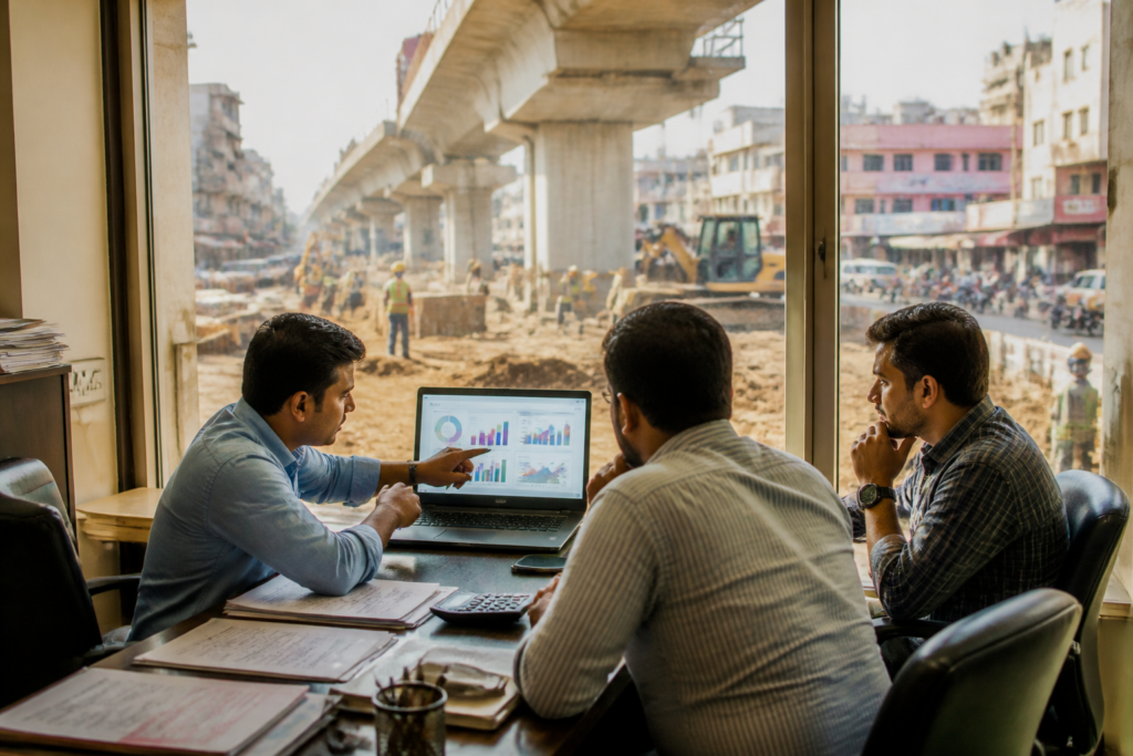 India tender platform data being used by SMEs in a growing urban construction market