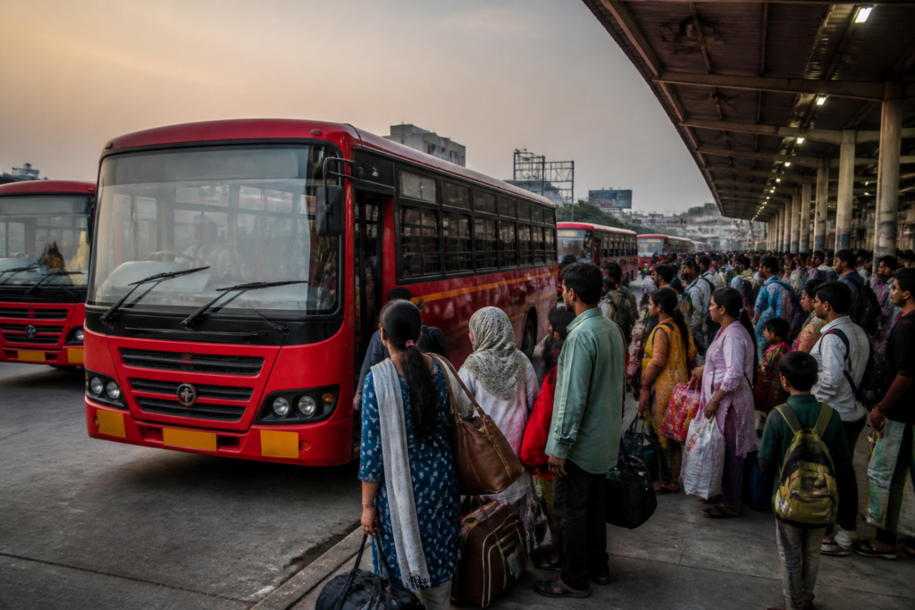 MSRTC Pune Diwali buses prepared for increased festive passenger travel