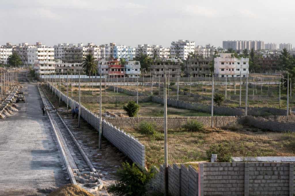 Gubbalala land acquisition site linked to the Banashankari Sixth Stage project in Bengaluru