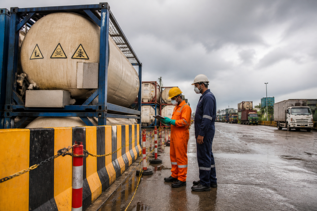 Panvel chemical burn death case linked to hazardous chemical handling at an Ashte container freight station