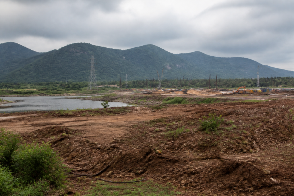 Vizag data centre project site near Visakhapatnam’s Kambalakonda wildlife sanctuary
