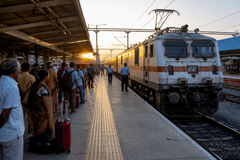 Chennai Mangaluru special train route serving passengers at Salem railway station