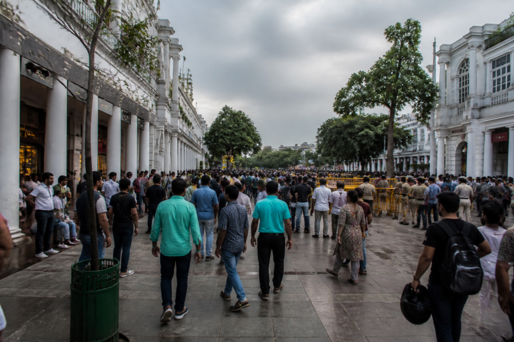 Delhi High Court petition involving a Connaught Place restaurant and protest compensation
